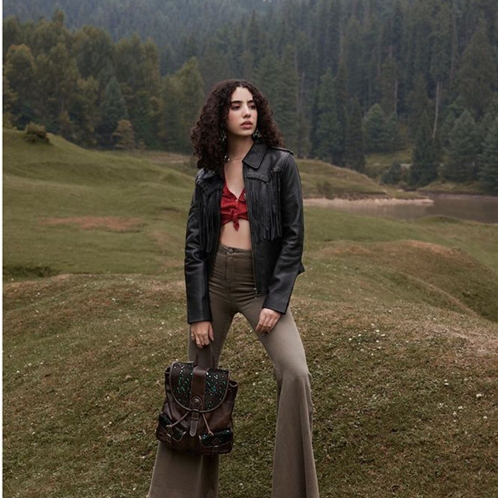 Myra Bag Prairie Leather and Hairon Bag - Picture 10 of 10